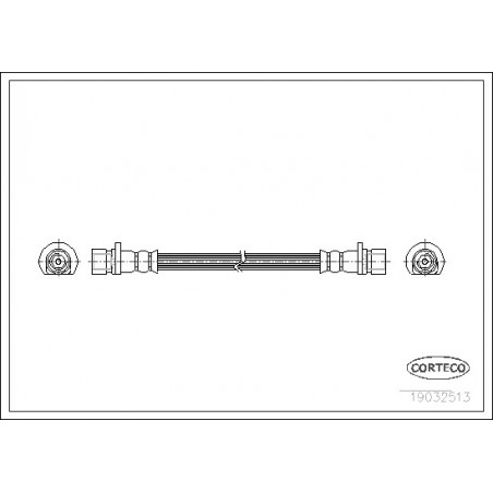 Flexible de frein CORTECO