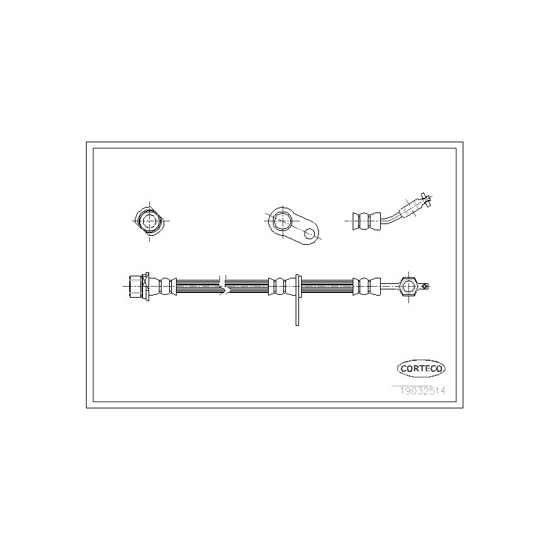 Flexible de frein CORTECO