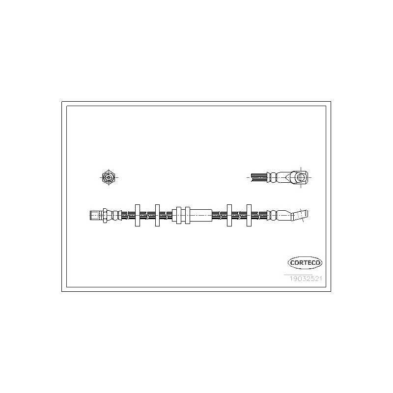 Flexible de frein CORTECO