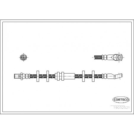 Flexible de frein CORTECO