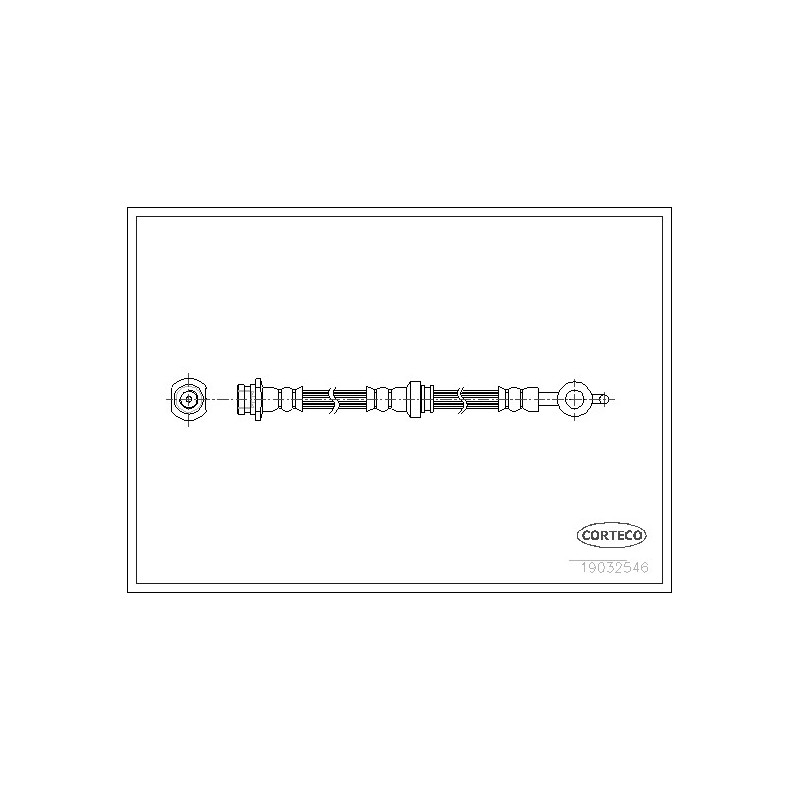 Flexible de frein CORTECO