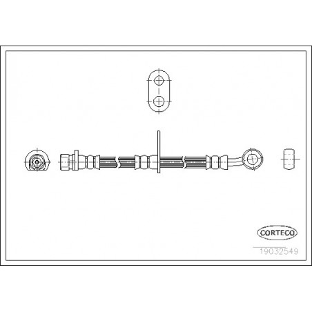 Flexible de frein CORTECO