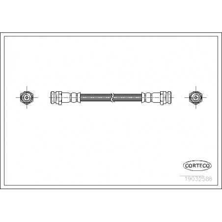 Flexible de frein CORTECO