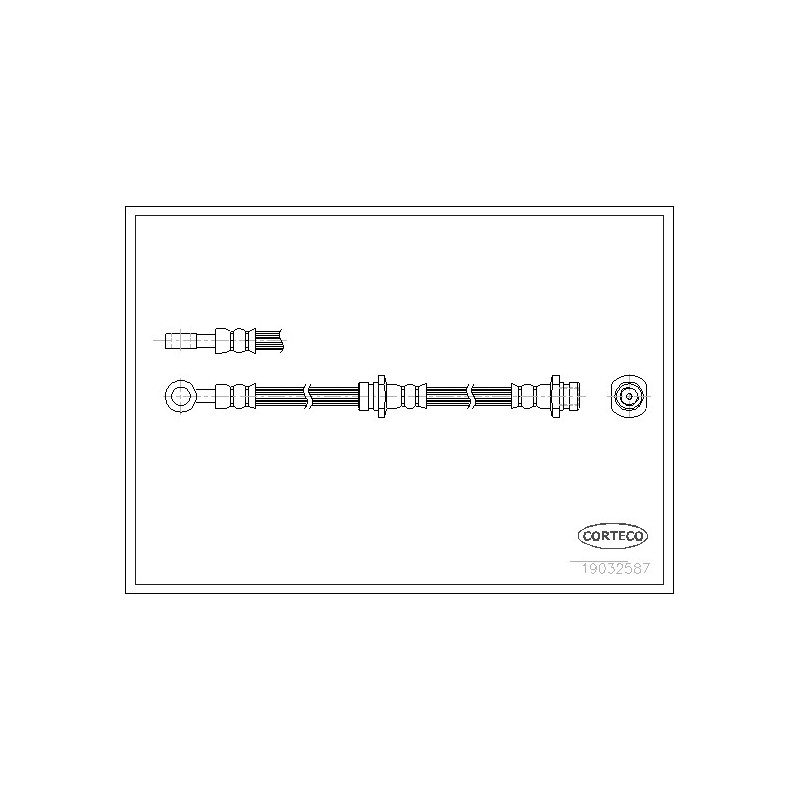 Flexible de frein CORTECO