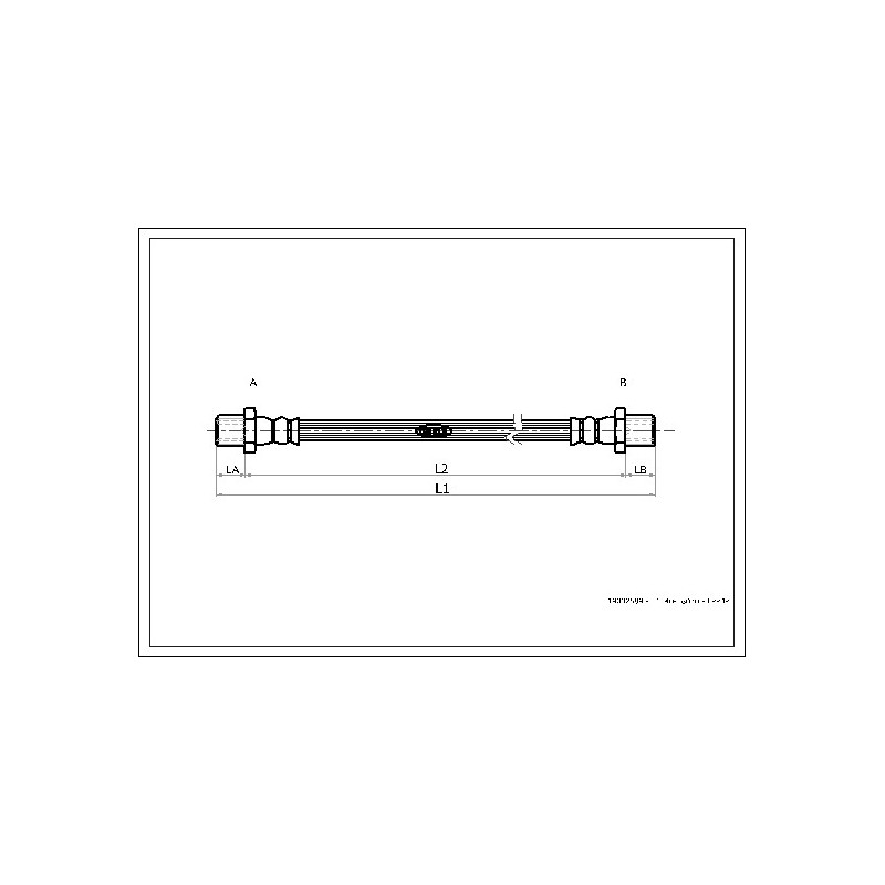 Flexible de frein CORTECO