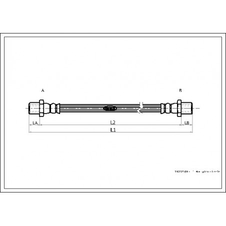 Flexible de frein CORTECO