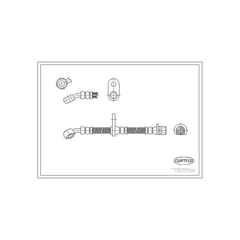 Flexible de frein CORTECO