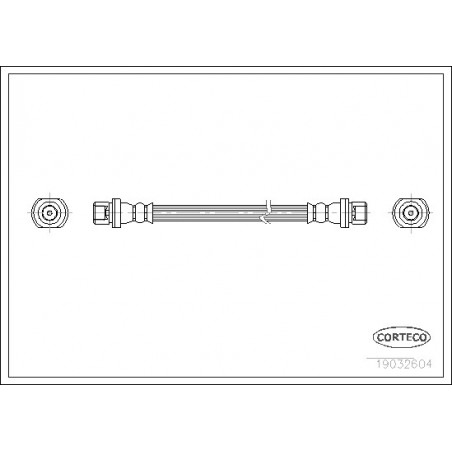 Flexible de frein CORTECO