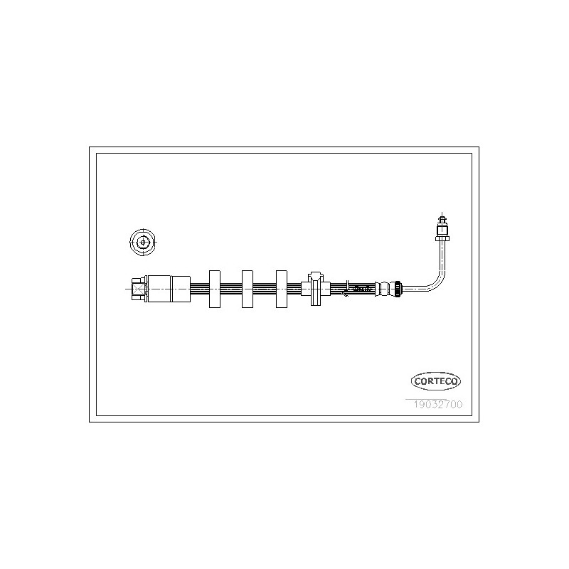 Flexible de frein CORTECO