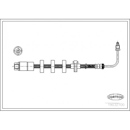 Flexible de frein CORTECO
