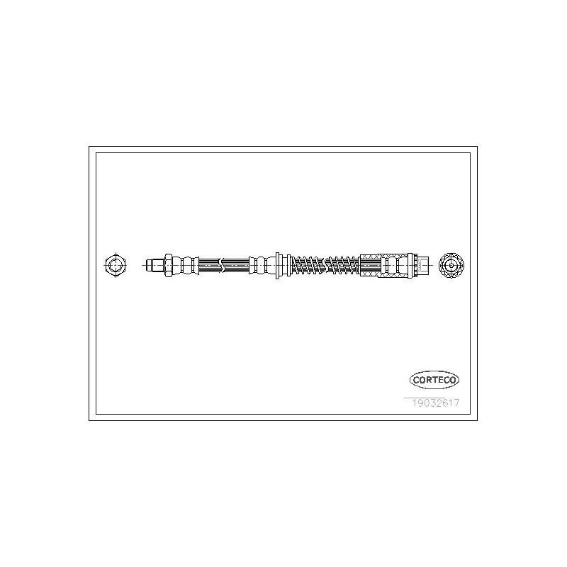 Flexible de frein CORTECO