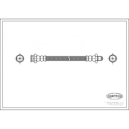 Flexible de frein CORTECO