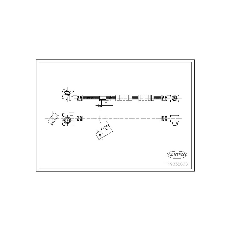 Flexible de frein CORTECO