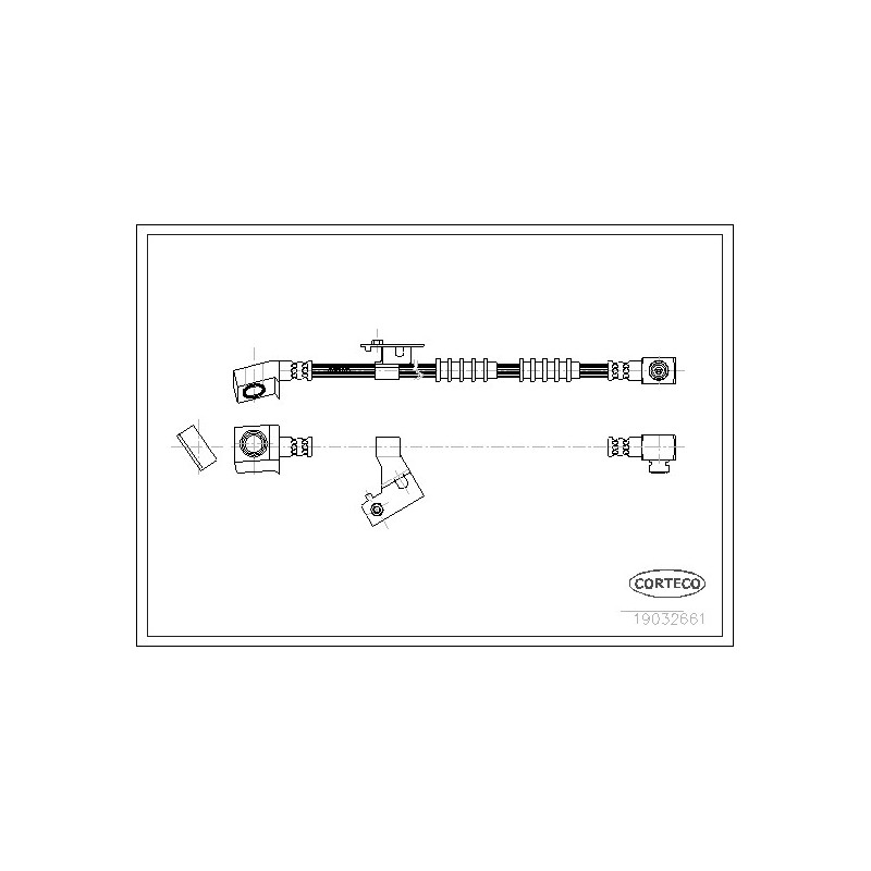 Flexible de frein CORTECO