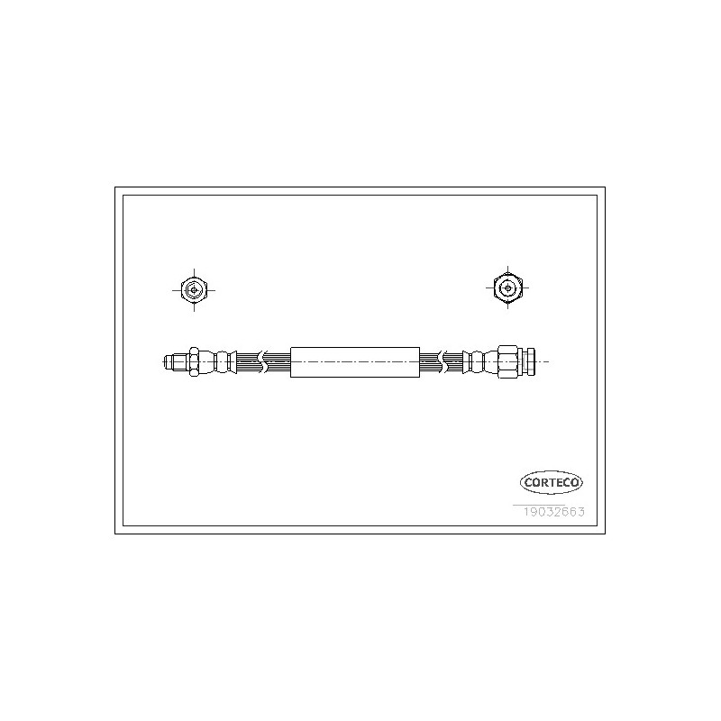 Flexible de frein CORTECO