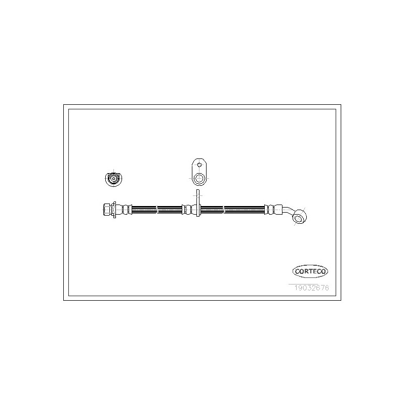Flexible de frein CORTECO