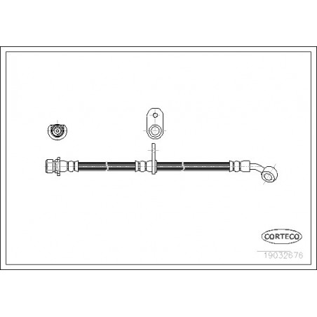 Flexible de frein CORTECO