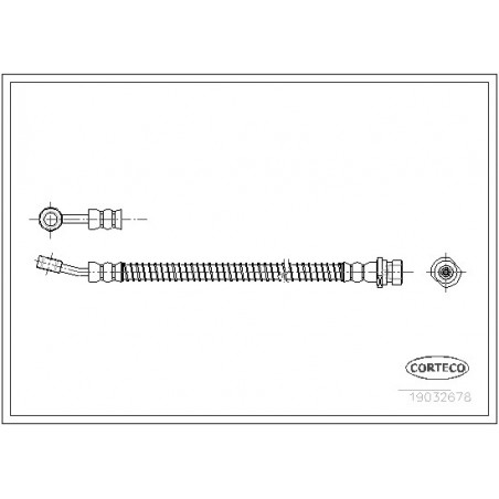 Flexible de frein CORTECO