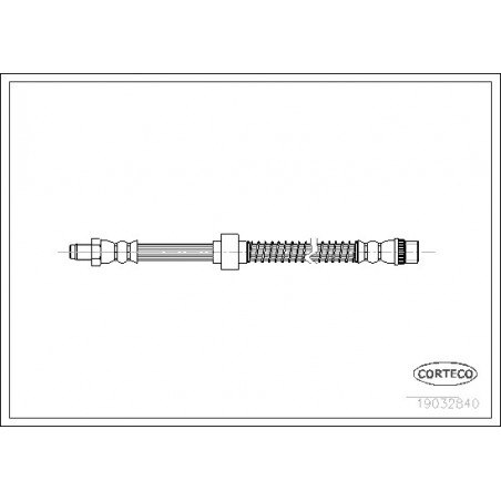 Flexible de frein CORTECO