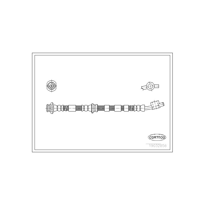Flexible de frein CORTECO