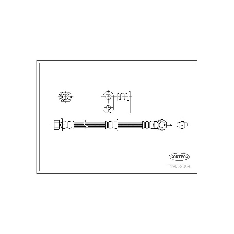 Flexible de frein CORTECO