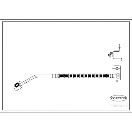 Flexible de frein CORTECO