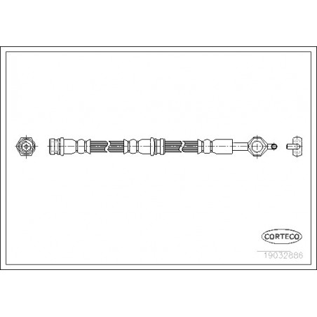 Flexible de frein CORTECO