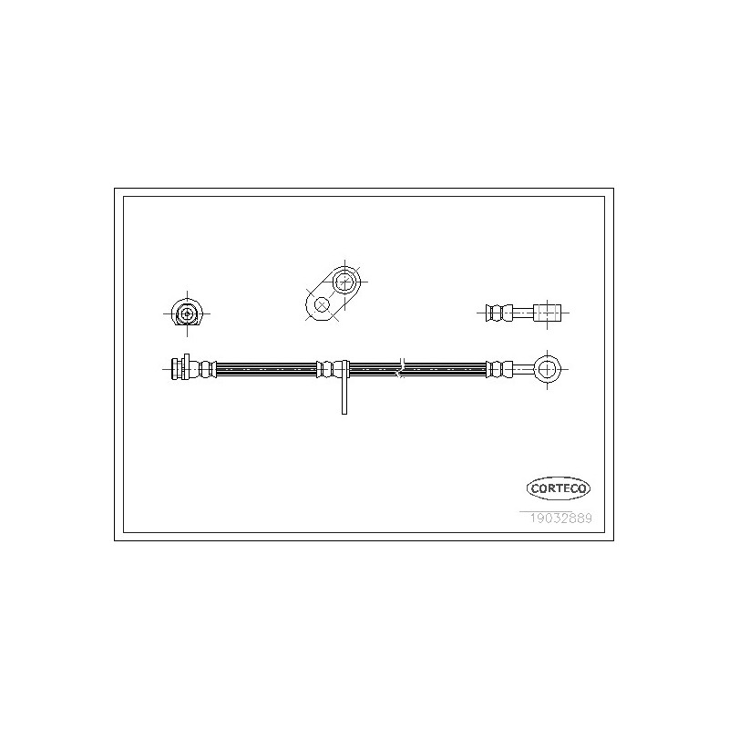 Flexible de frein CORTECO