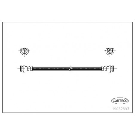Flexible de frein CORTECO