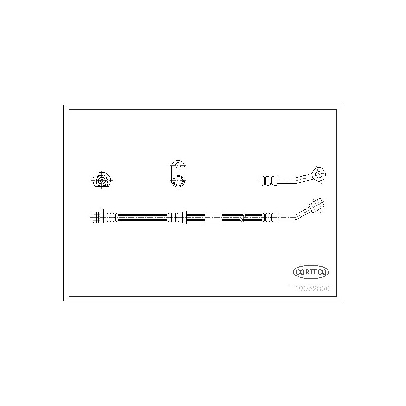 Flexible de frein CORTECO