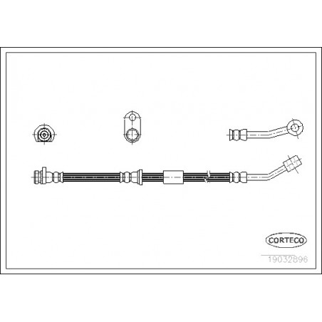 Flexible de frein CORTECO