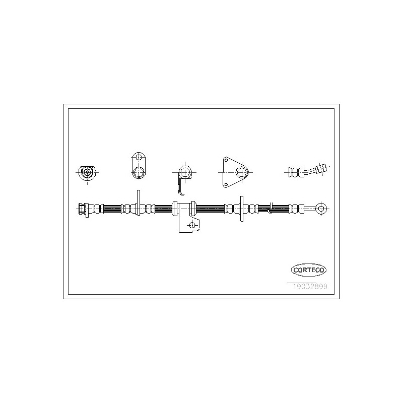 Flexible de frein CORTECO