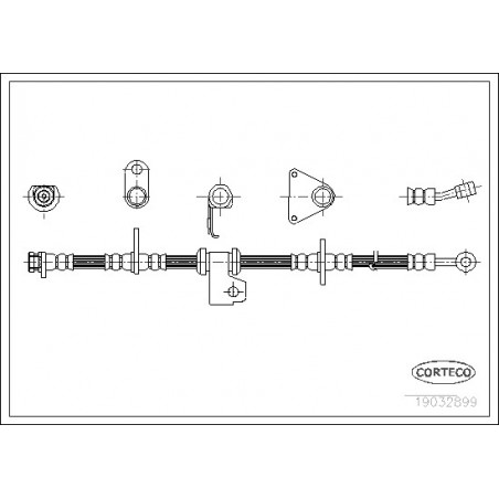 Flexible de frein CORTECO