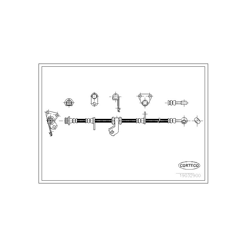 Flexible de frein CORTECO