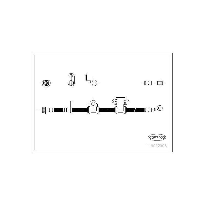 Flexible de frein CORTECO