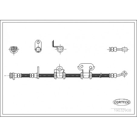 Flexible de frein CORTECO