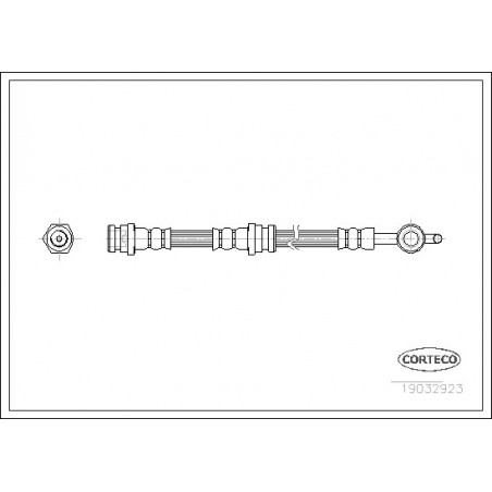 Flexible de frein CORTECO