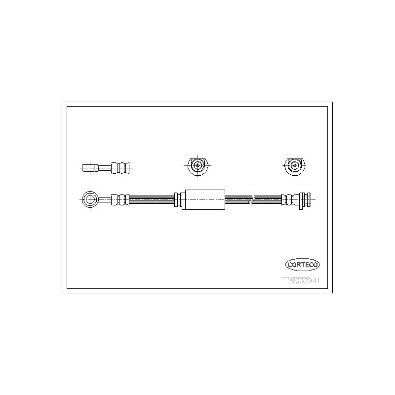 Flexible de frein CORTECO