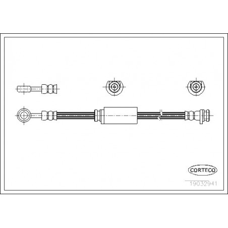 Flexible de frein CORTECO
