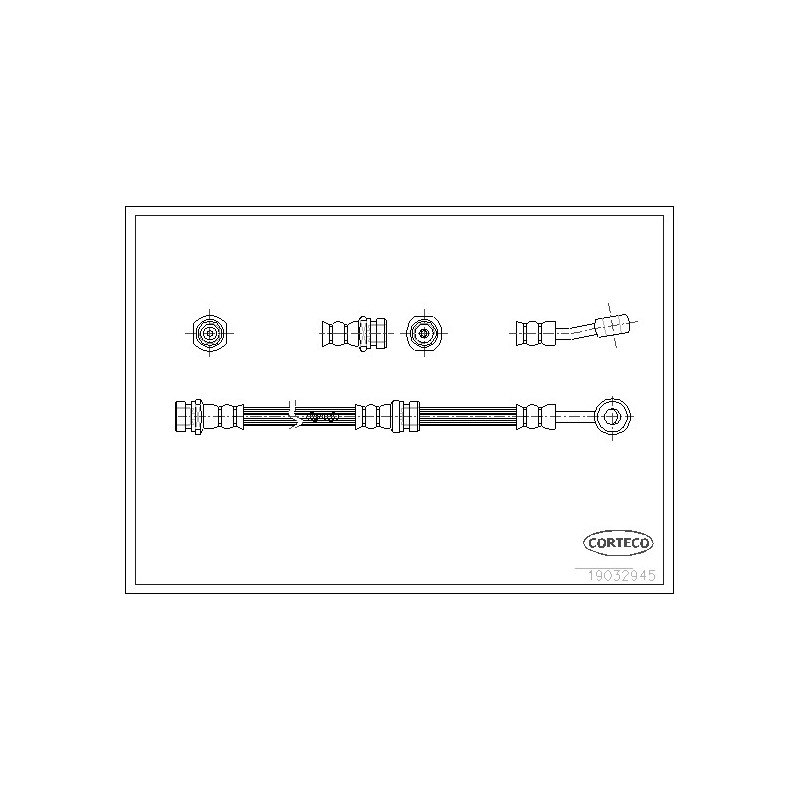 Flexible de frein CORTECO