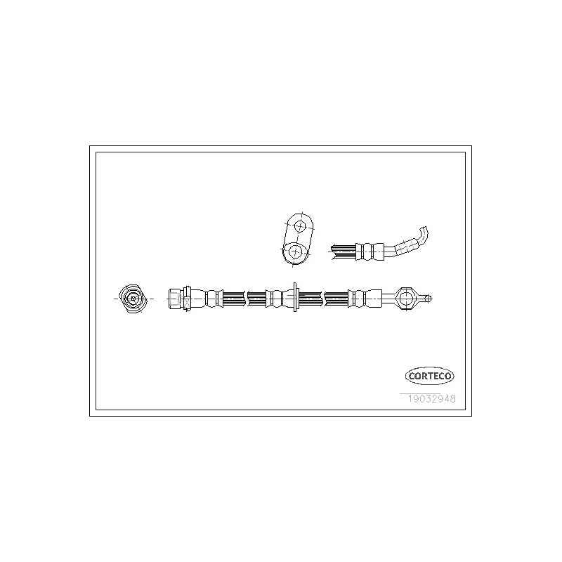 Flexible de frein CORTECO