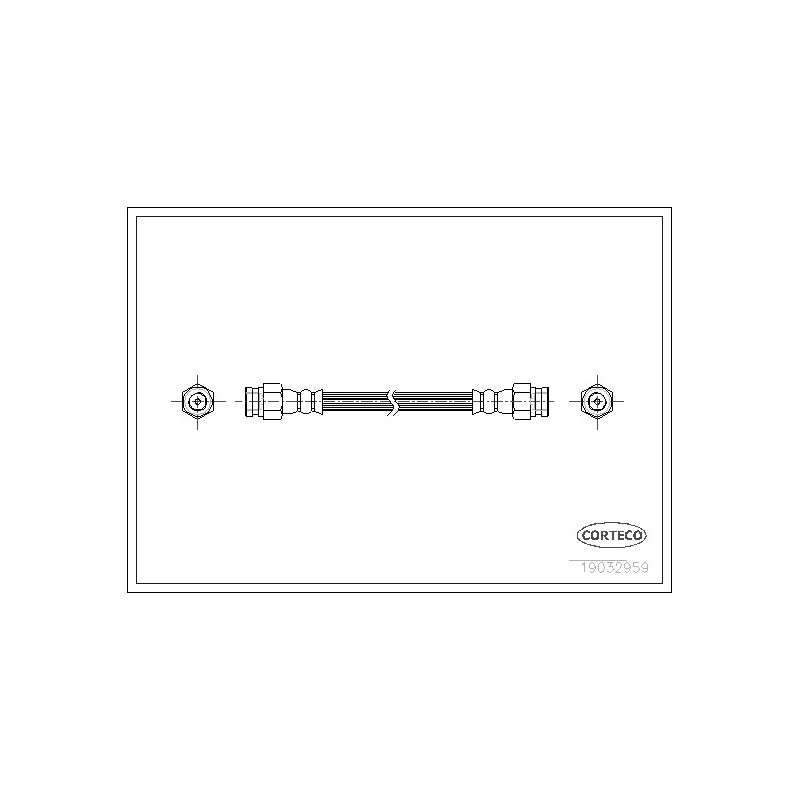 Flexible de frein CORTECO