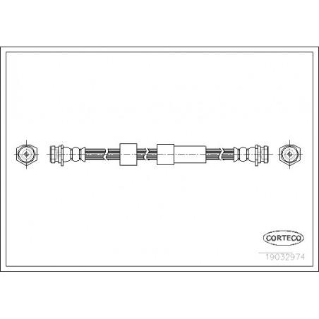 Flexible de frein CORTECO