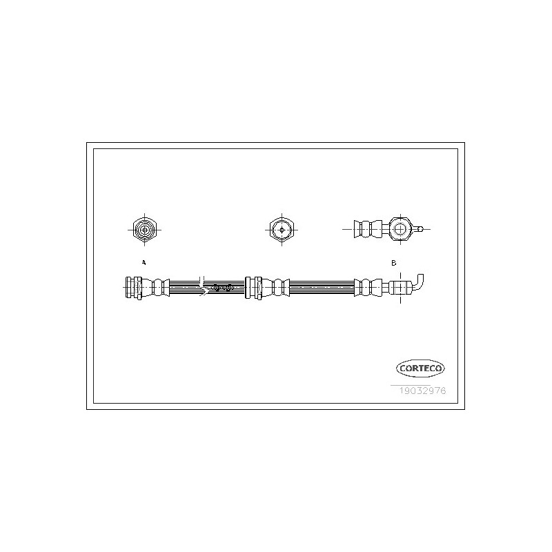 Flexible de frein CORTECO