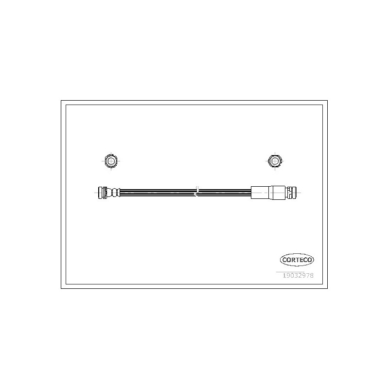 Flexible de frein CORTECO