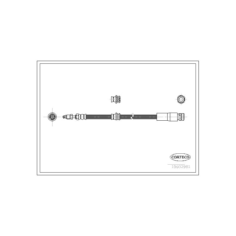 Flexible de frein CORTECO