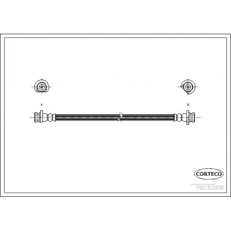 Flexible de frein CORTECO