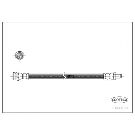 Flexible de frein CORTECO