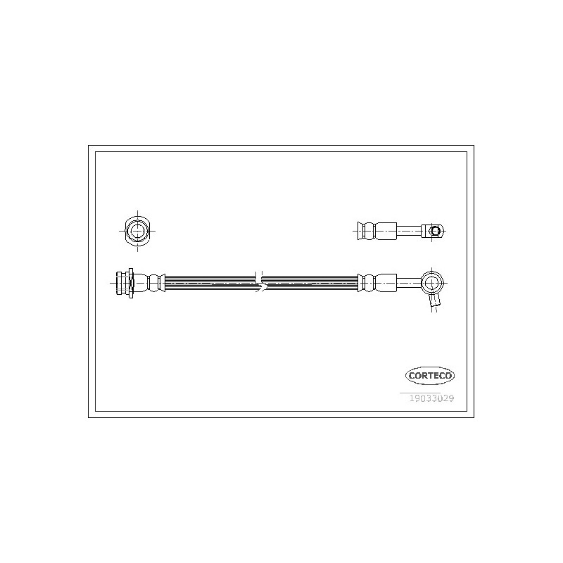 Flexible de frein CORTECO