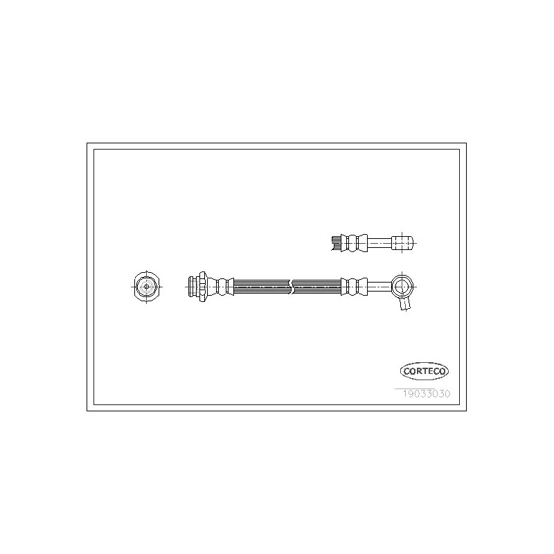 Flexible de frein CORTECO